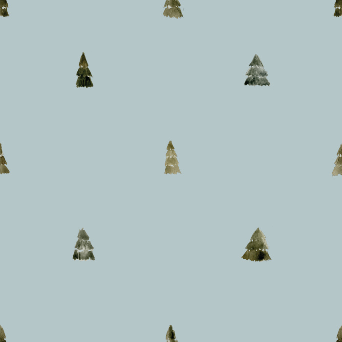 Create a scenic landscape in any room of your home with our Evergreen Trees Peel And Stick Removable Wallpaper. 