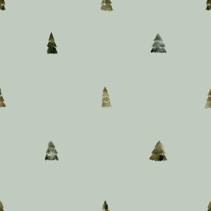 Create a scenic landscape in any room of your home with our Evergreen Trees Peel And Stick Removable Wallpaper. 