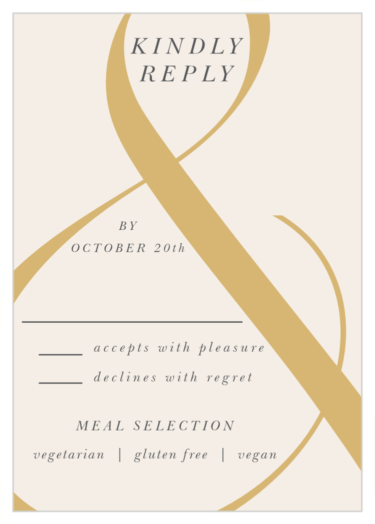 Modern Ampersand Response Cards
