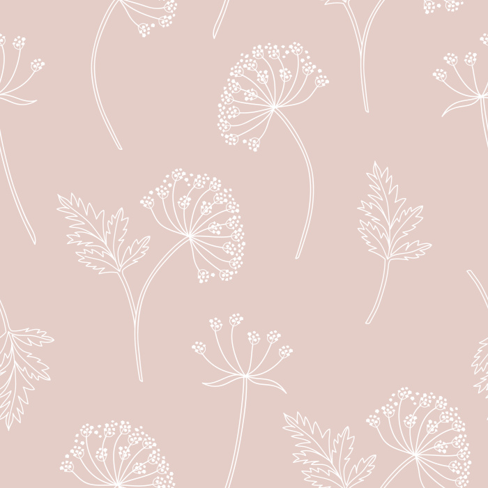 Transform any room in your home into a flourishing garden with our Queen Anne peel and stick removable wallpaper.