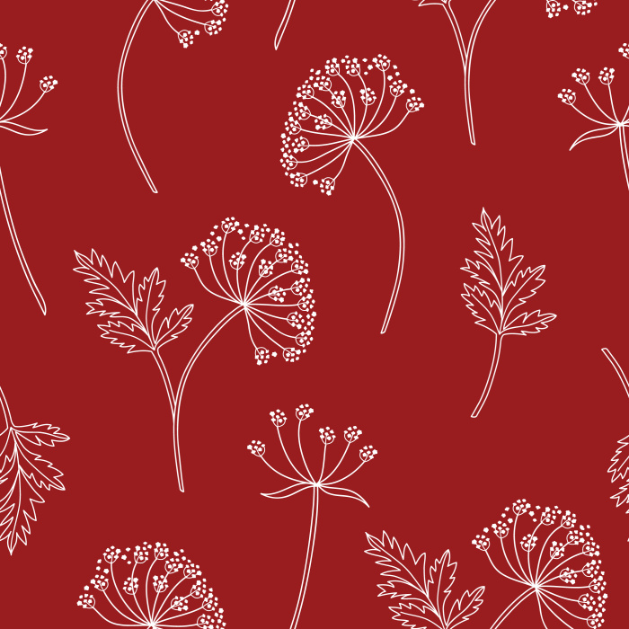 Transform any room in your home into a flourishing garden with our Queen Anne peel and stick removable wallpaper.