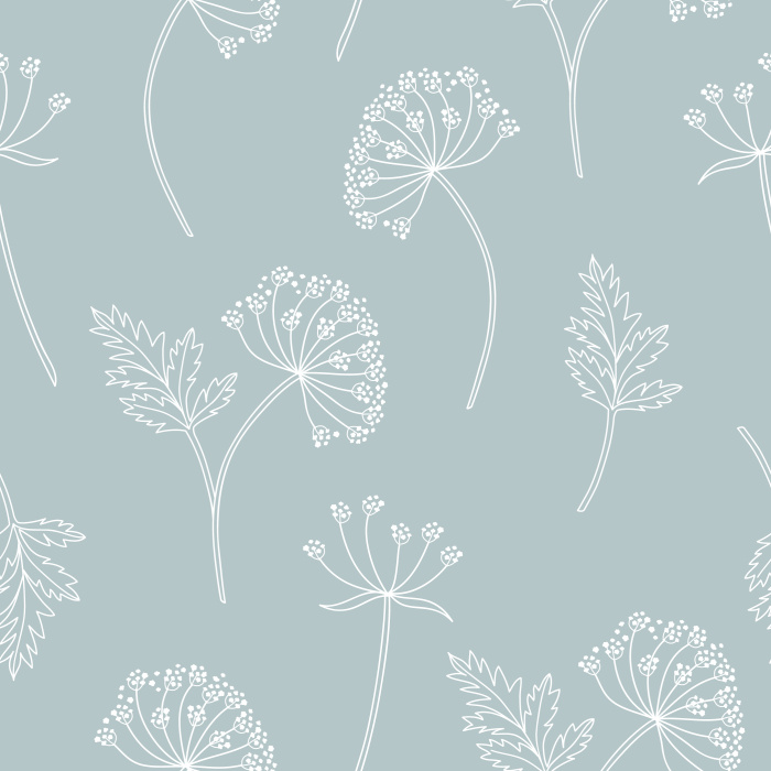 Transform any room in your home into a flourishing garden with our Queen Anne peel and stick removable wallpaper.