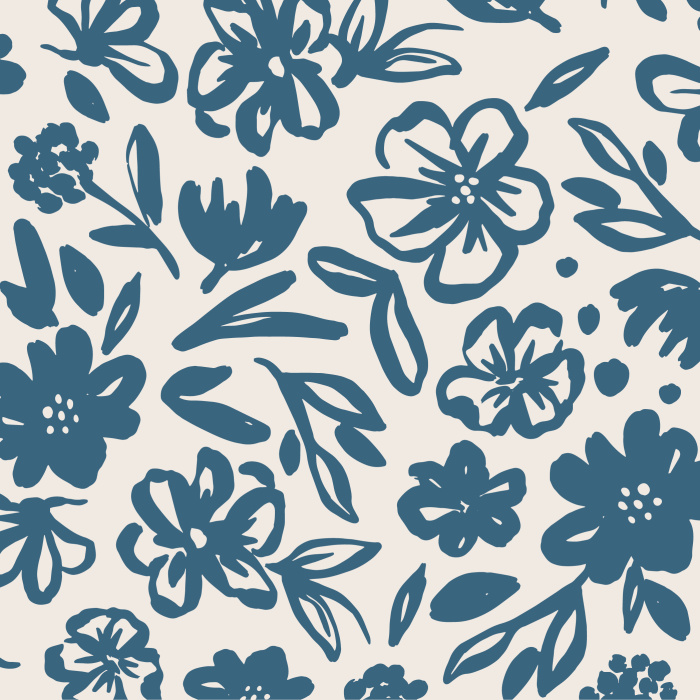 Create the ideal atmosphere in any room in your home with our Inky Florals peel and stick removable wallpaper.