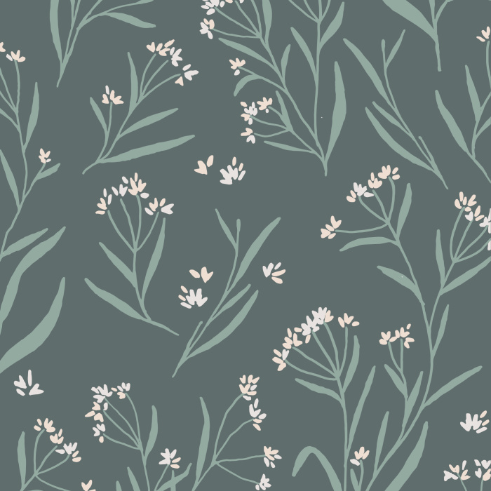 Bring the feel of the outdoors indoors with our Paperwhite Garden peel and stick removable wallpaper.