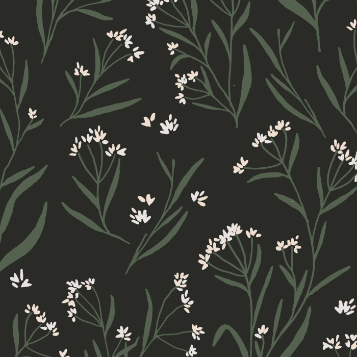 Bring the feel of the outdoors indoors with our Paperwhite Garden peel and stick removable wallpaper.