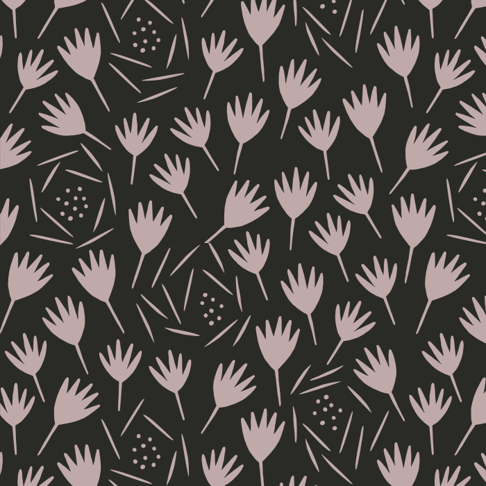 Bring the feel of nature to your walls with our Mid Century Floral peel and stick removable wallpaper.