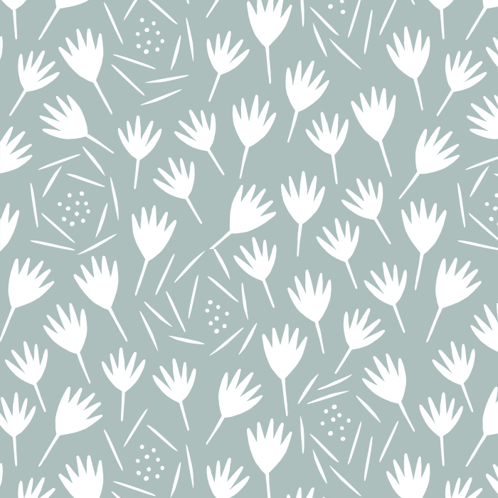 Bring the feel of nature to your walls with our Mid Century Floral peel and stick removable wallpaper.