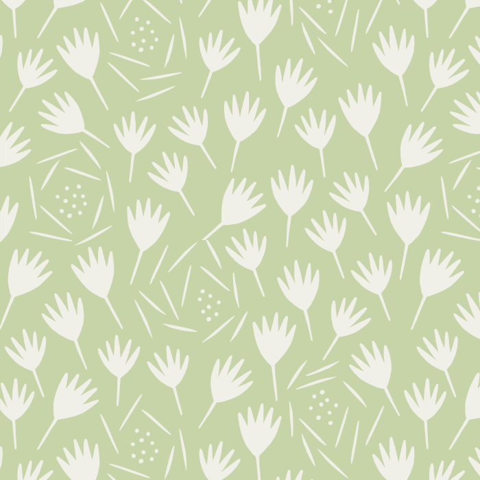 Bring the feel of nature to your walls with our Mid Century Floral peel and stick removable wallpaper.