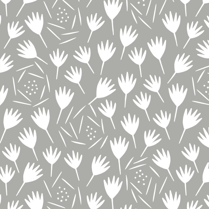Bring the feel of nature to your walls with our Mid Century Floral peel and stick removable wallpaper.