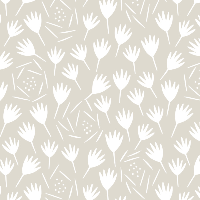 Bring the feel of nature to your walls with our Mid Century Floral peel and stick removable wallpaper.