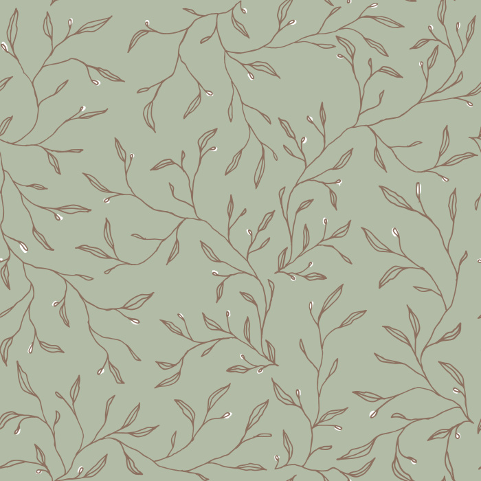 Our Verdant Vines peel and stick removable wallpaper is sure to make a statement on any wall in your home!