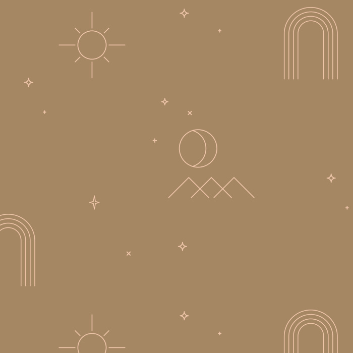 Create a space that's both southwestern and chic with our Boho Desert peel and stick removable wallpaper. 