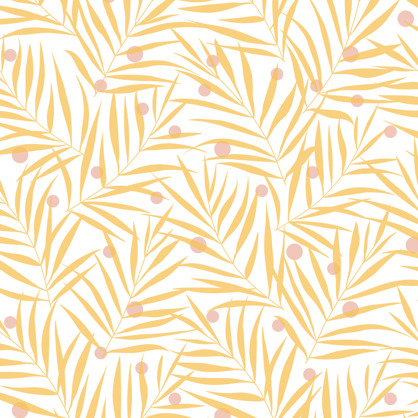 Bright Fronds Wallpaper