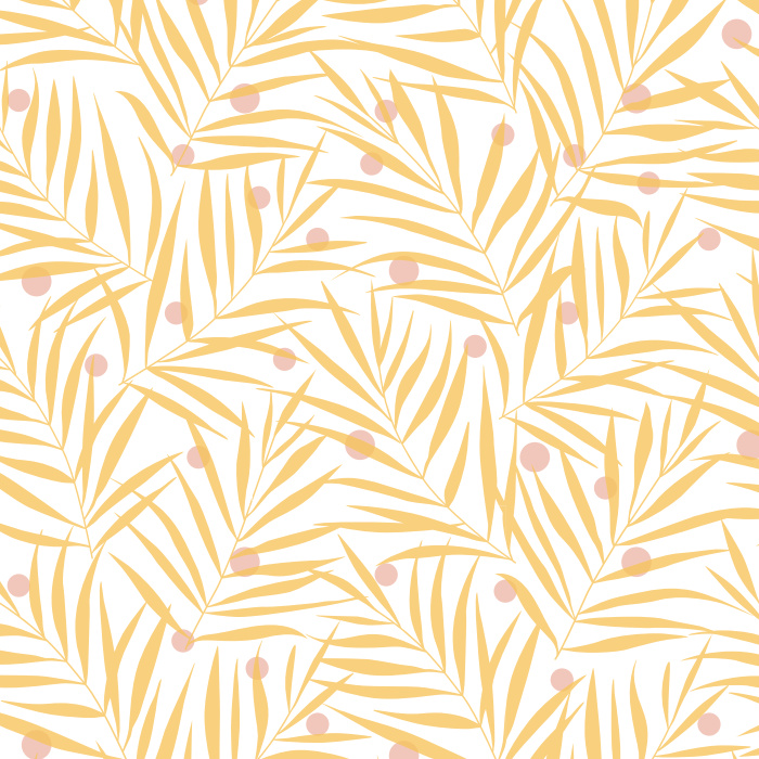 Create an exciting, playful space with our Bright Fronds Peel And Stick Removable Wallpaper.