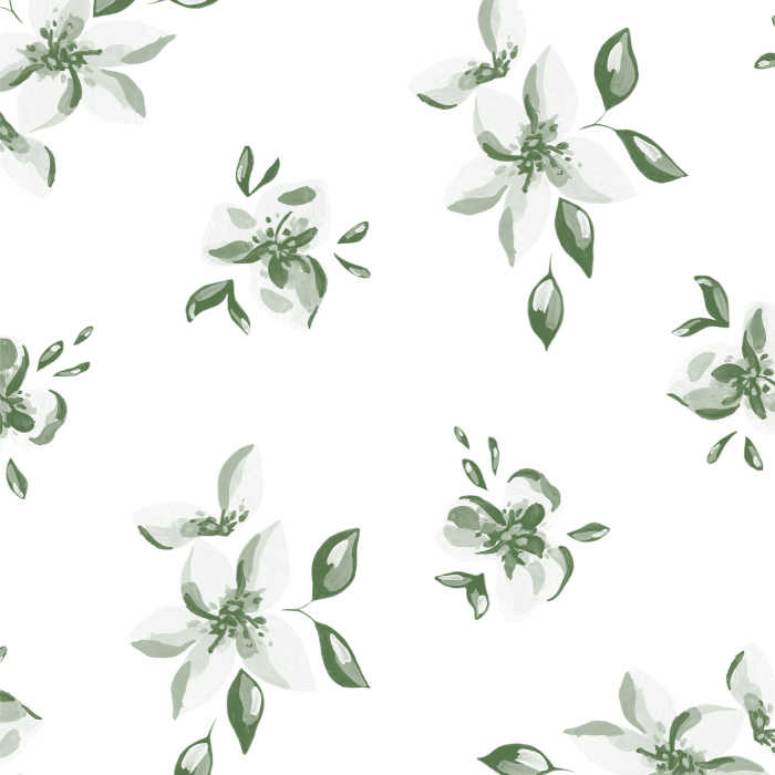 Invent the modern yet classic interior design you've been dreaming of with our Brushstroke Blooms Peel And Stick Removable Wallpaper.