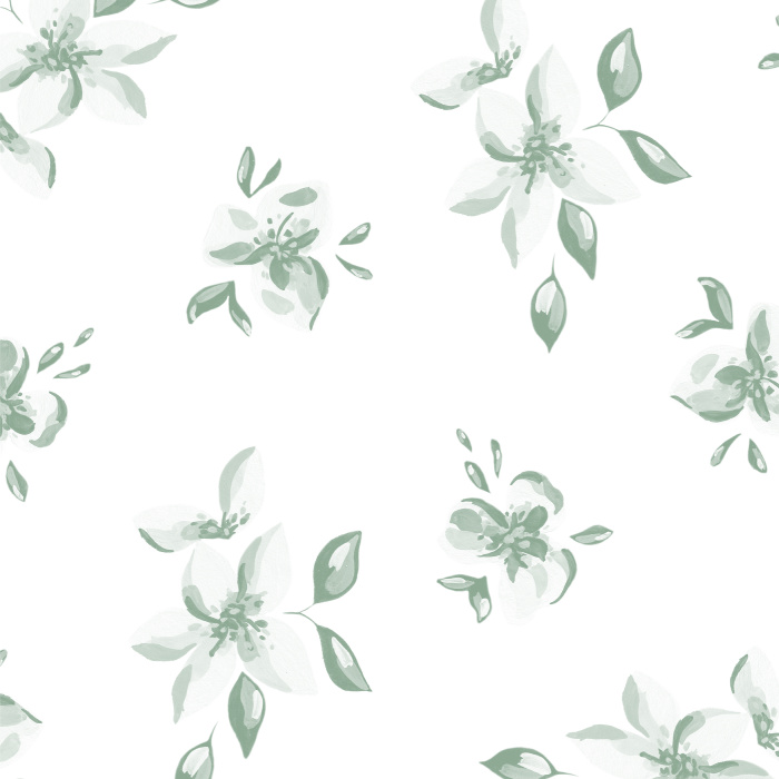 Invent the modern yet classic interior design you've been dreaming of with our Brushstroke Blooms Peel And Stick Removable Wallpaper.