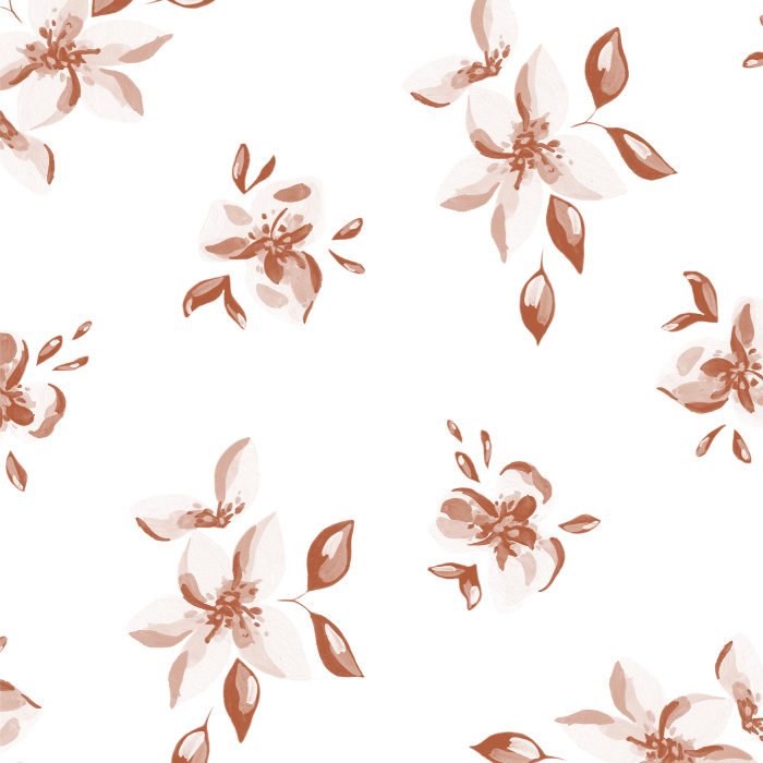 Invent the modern yet classic interior design you've been dreaming of with our Brushstroke Blooms Peel And Stick Removable Wallpaper.