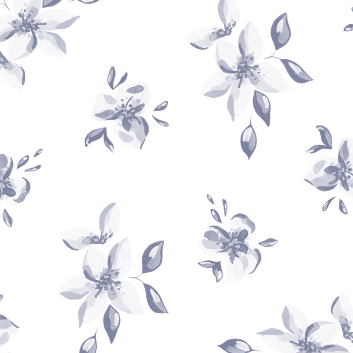 Invent the modern yet classic interior design you've been dreaming of with our Brushstroke Blooms Peel And Stick Removable Wallpaper.