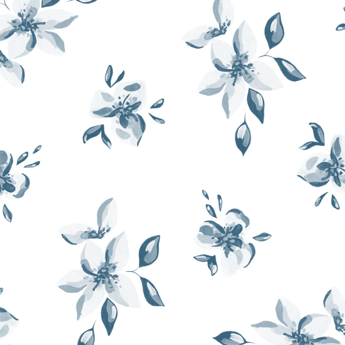 Invent the modern yet classic interior design you've been dreaming of with our Brushstroke Blooms Peel And Stick Removable Wallpaper.