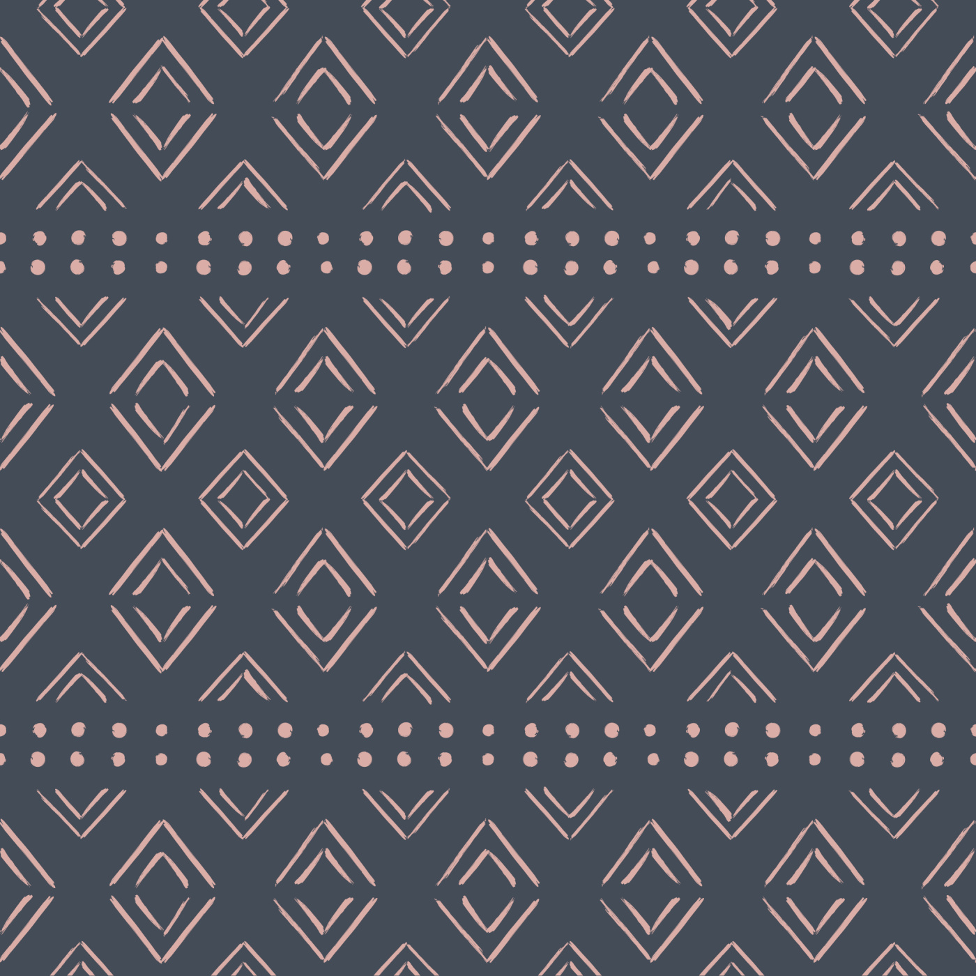 Dots & Diamonds Wallpaper