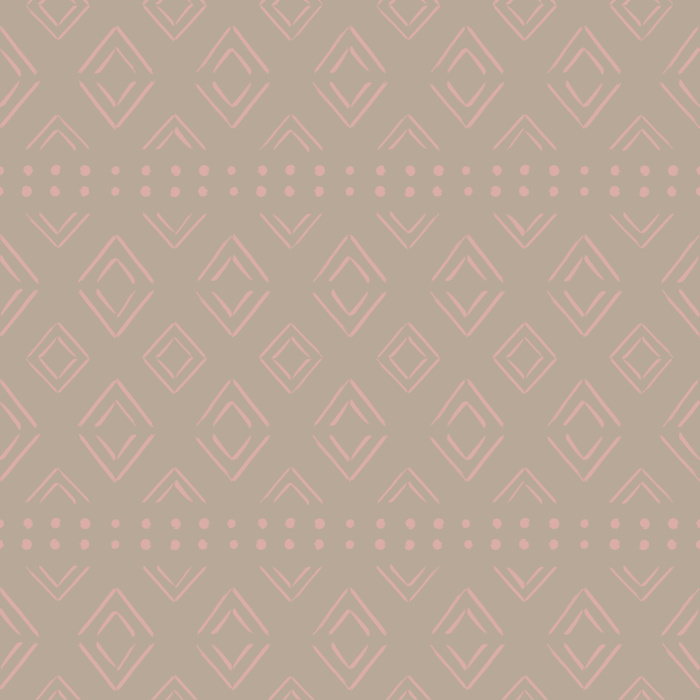 Create a beautiful boho space with our Dots and Diamonds Peel And Stick Removable Wallpaper.