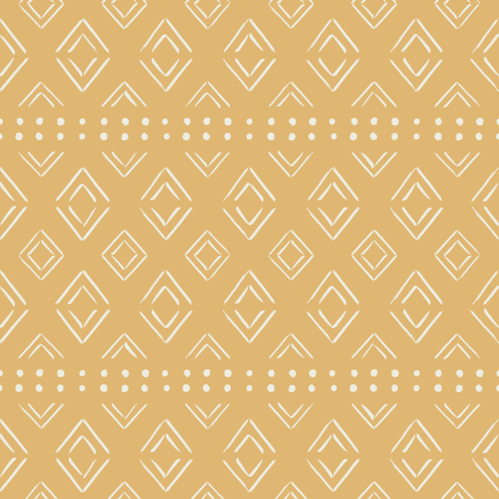 Create a beautiful boho space with our Dots and Diamonds Peel And Stick Removable Wallpaper.