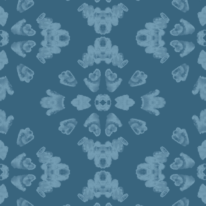 Add something fun and classic to your living space with our Mirrored Stamp Peel And Stick Removable Wallpaper. 