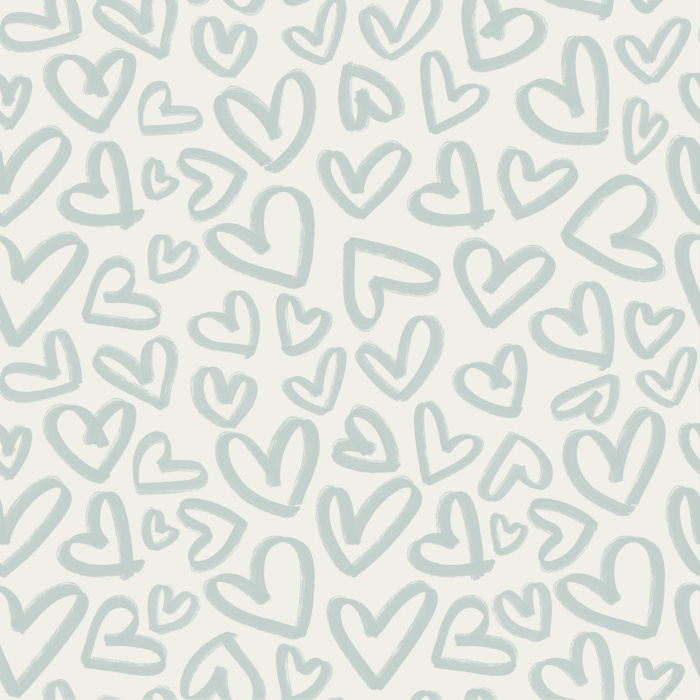 Give your space something cute and bold with our Handmade Hearts Peel And Stick Removable Wallpaper. 