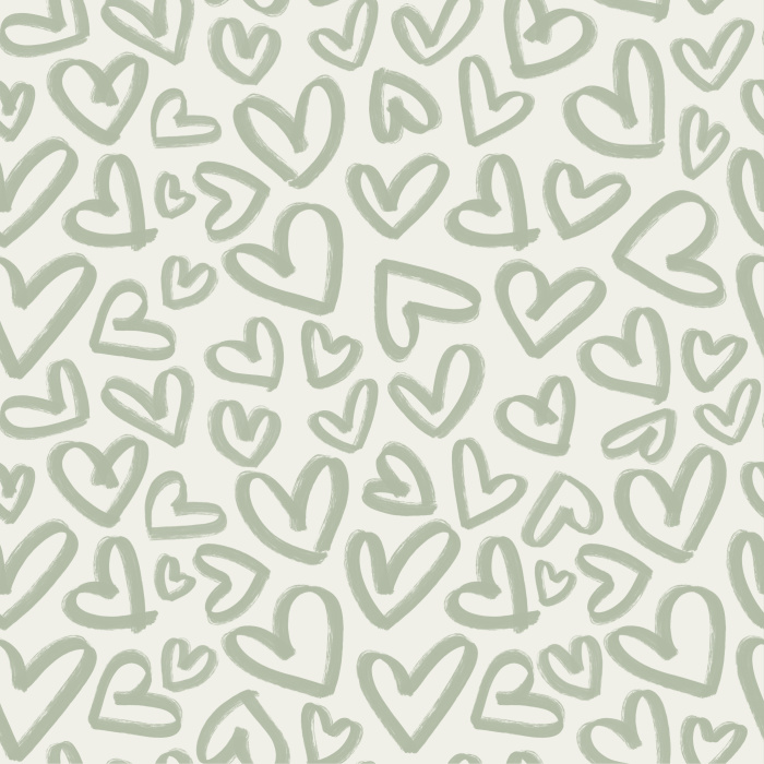 Give your space something cute and bold with our Handmade Hearts Peel And Stick Removable Wallpaper. 
