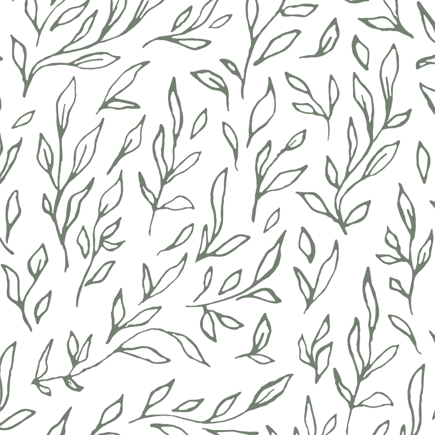 vines and ivy background with climbing leaves in green on a pastel yellow  background in a pretty charming random pattern design hand drawn spring  floral wallpaper Stock Illustration  Adobe Stock