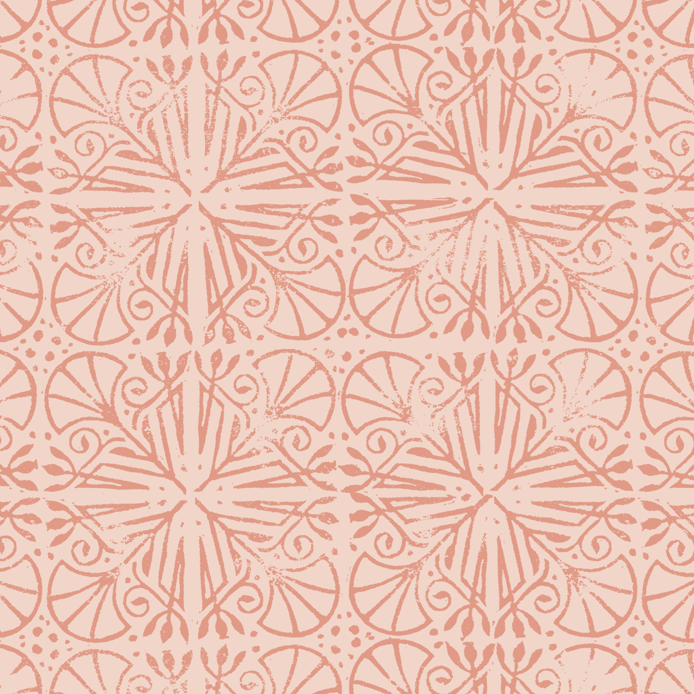Stamped Tiles Wallpaper