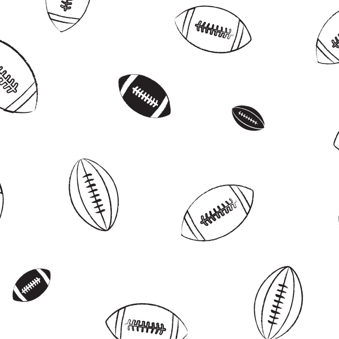 Create the perfect space for your sports lover with our Varsity Football Peel And Stick Removable Wallpaper.