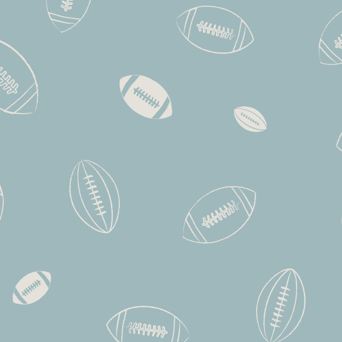 Create the perfect space for your sports lover with our Varsity Football Peel And Stick Removable Wallpaper.
