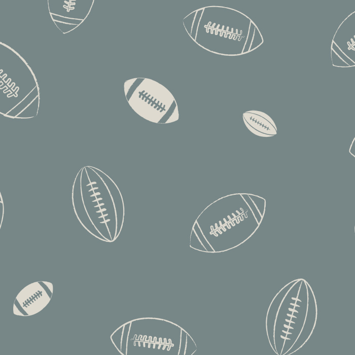 Create the perfect space for your sports lover with our Varsity Football Peel And Stick Removable Wallpaper.