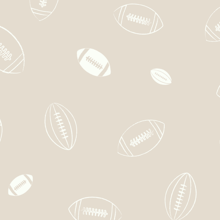 Create the perfect space for your sports lover with our Varsity Football Peel And Stick Removable Wallpaper.