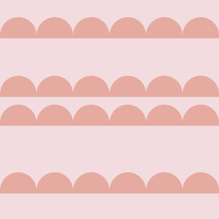 Create the room of your child's dreams with our Striped Scallops Peel And Stick Removable Wallpaper.