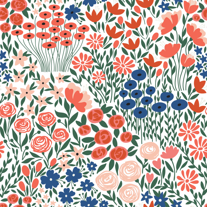 Capture the feel of flourishing greenery on any wall in your home with our Secret Garden Peel And Stick Removable Wallpaper.