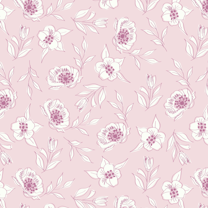 Transform any wall in your home into a flourishing garden with our Retro Florals Peel And Stick Removable Wallpaper.