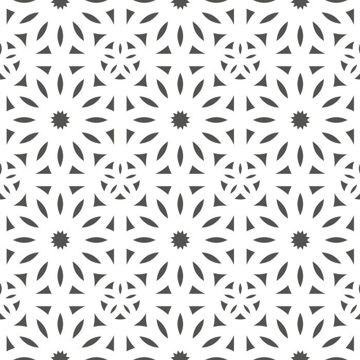 Add an eye-catching design to any room in your home with our Sunburst Tiles Peel And Stick Removable Wallpaper.