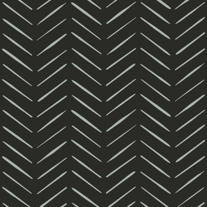Add just the touch your interior design needs with our Inky Chevron Peel And Stick Removable Wallpaper.