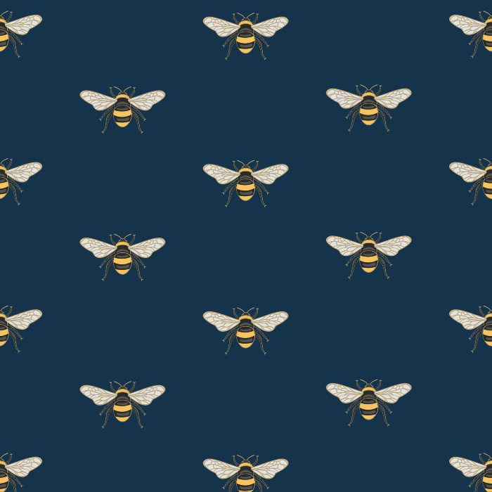 Add some buzz to any wall with our Bee Hive Peel And Stick Removable Wallpaper.