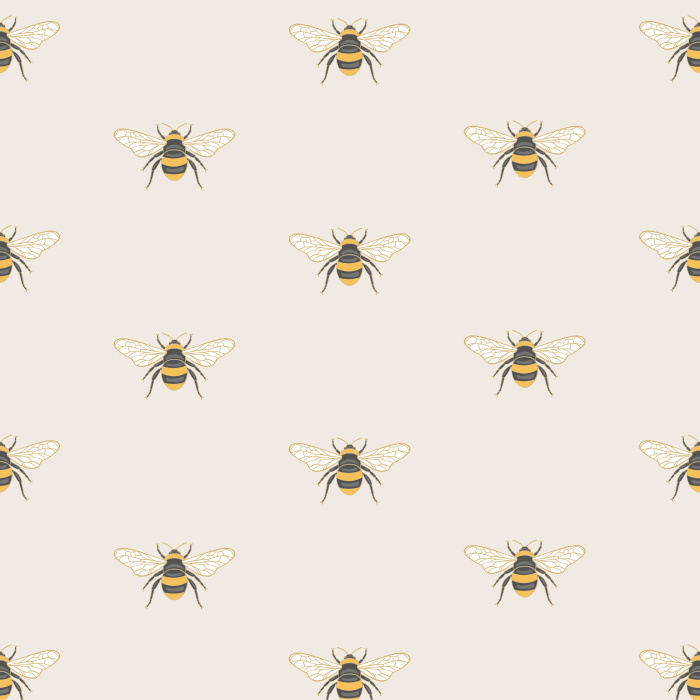 Add some buzz to any wall with our Bee Hive Peel And Stick Removable Wallpaper.