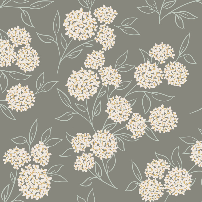 Transform any wall in your home into a flourishing garden with our Hydrangea Bouquet Wallpaper.