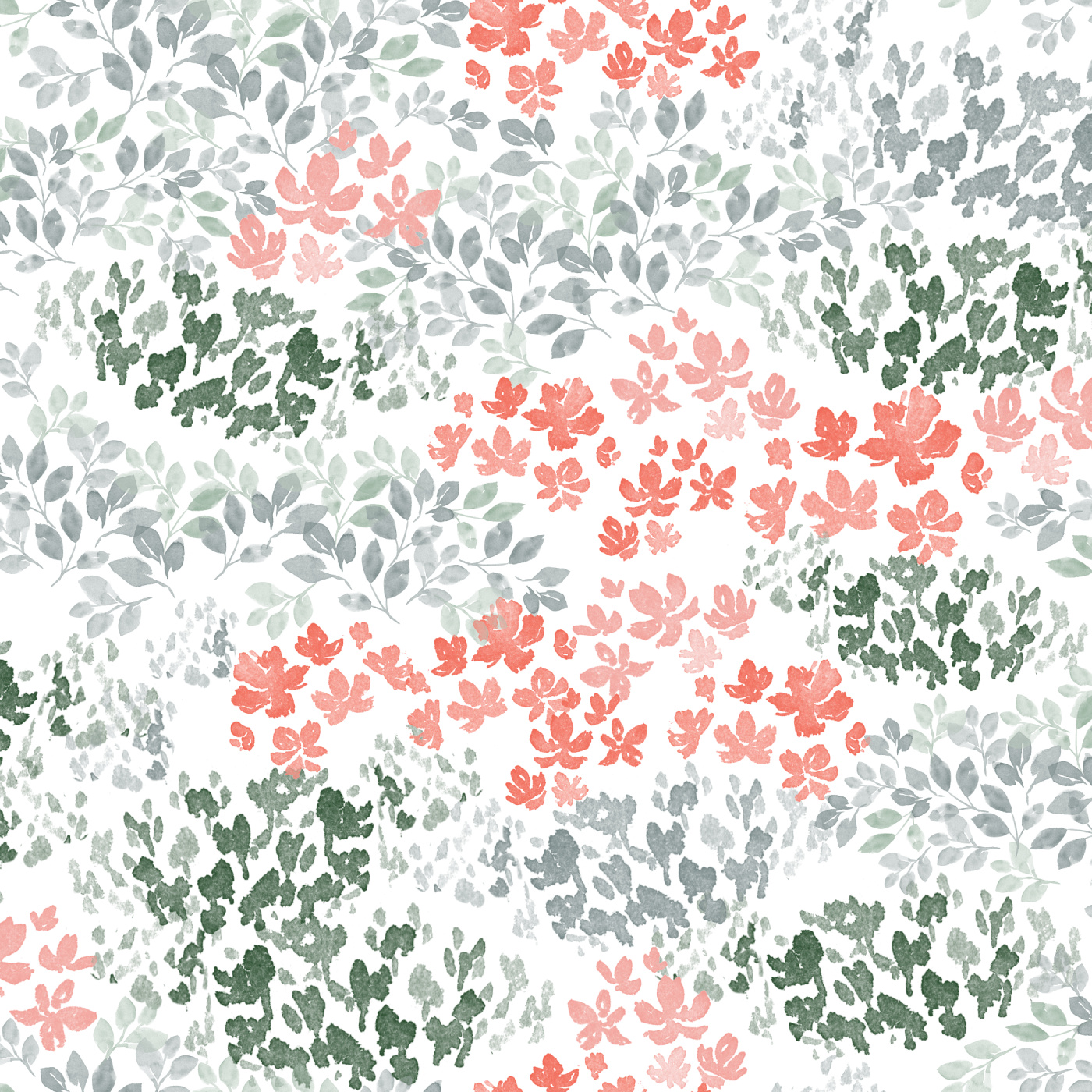 Watercolor Field Wallpaper
