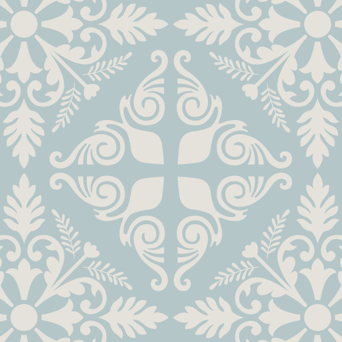 Our elegant Bronze Florentine Wallpaper brings the impression of tiles along any wall you choose!