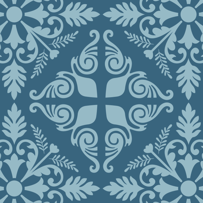 Our elegant Bronze Florentine Wallpaper brings the impression of tiles along any wall you choose!