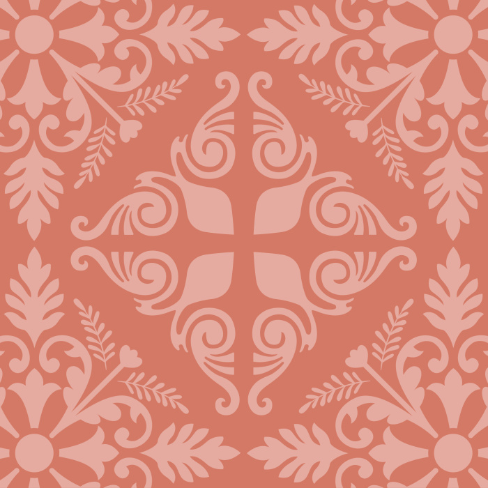 Our elegant Bronze Florentine Wallpaper brings the impression of tiles along any wall you choose!
