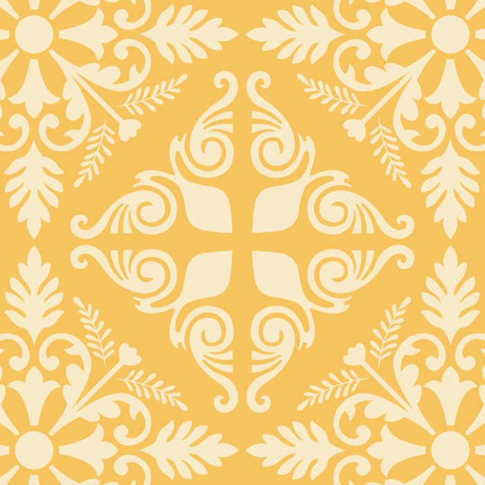 Our elegant Bronze Florentine Wallpaper brings the impression of tiles along any wall you choose!