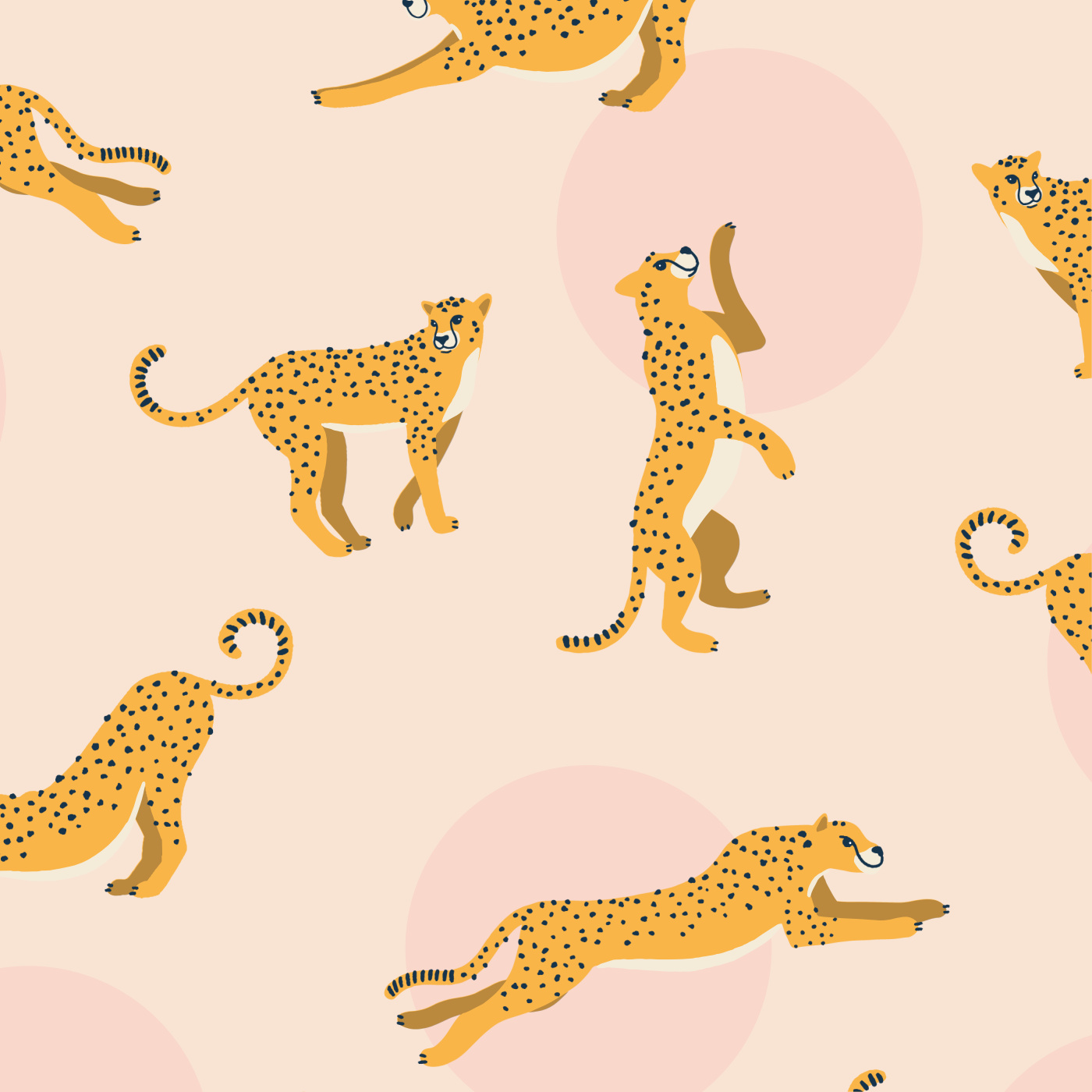 Chasin' Cheetahs Wallpaper