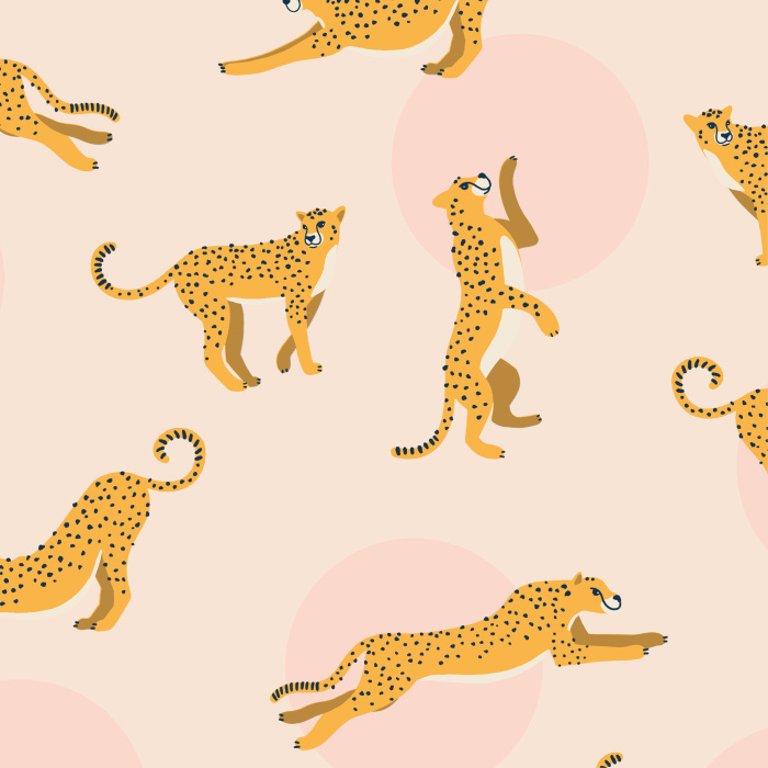 Take a walk on the wild side with our Chasin' Cheetahs wallpaper.